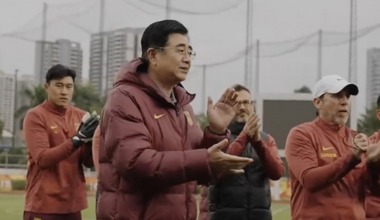  U20亞洲杯開賽在即，足協(xié)主席宋凱探班U20國(guó)青隊(duì)