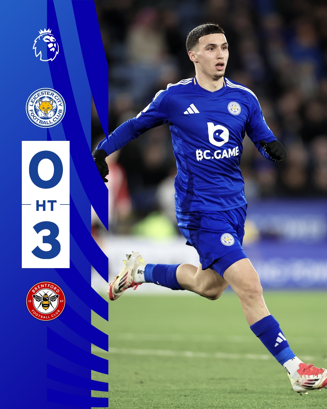  半場0-3！萊斯特若不進(jìn)球輸球，將主場6連敗0進(jìn)球創(chuàng)歷史最糟戰(zhàn)績
