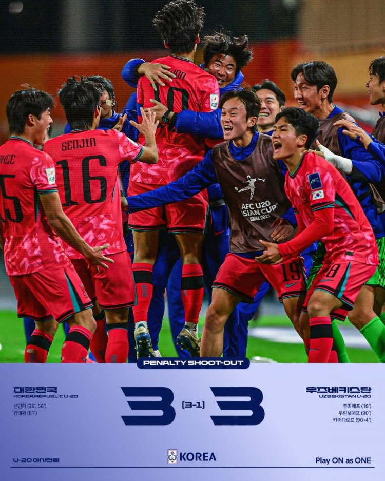  韓國(guó)U20門將：對(duì)撲點(diǎn)很有信心，訓(xùn)練中一度10次射門撲出8次