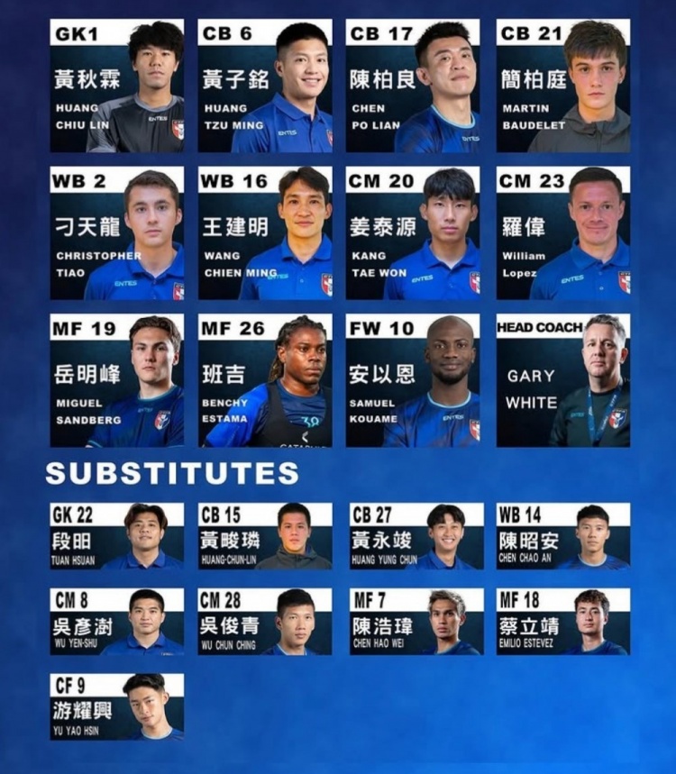  中國臺(tái)灣媒體：簡柏庭和蔡立靖不符合足協(xié)注冊(cè)規(guī)則，無緣中甲球隊(duì)