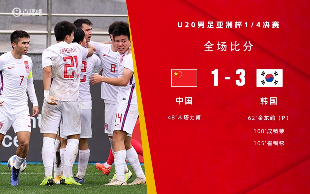  復(fù)仇！U22國足絕殺復(fù)仇韓國，2年前U20亞洲杯加時(shí)憾負(fù)無緣世青賽