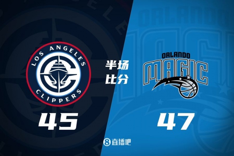  防守大戰(zhàn)！魔術16-5結束上半場47-45快船 班凱羅16分祖巴茨13+10